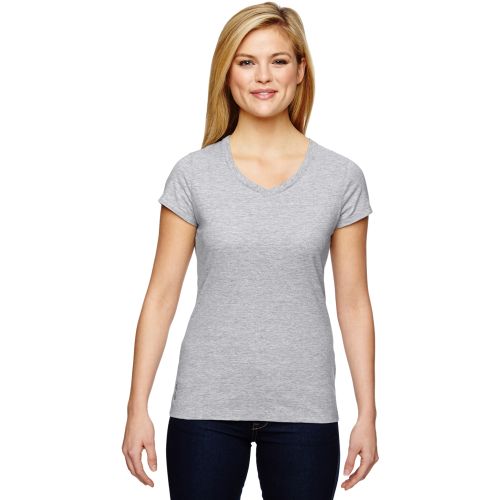 Ladies’ Vapor® Cotton Short-Sleeve V-Neck T-Shirt