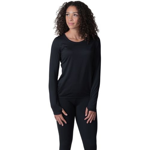 Ladies’ Endurance Long-Sleeve T-Shirt with Back Mesh Insert