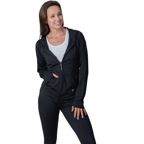 Ladies’ Endurance Full-Zip Hooded Sweatshirt with Back Mesh