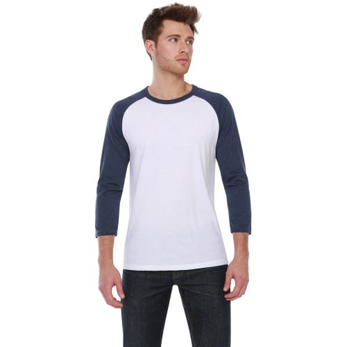 Men’s CVC 3/4 Sleeve Raglan