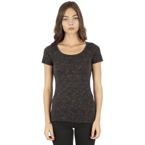 Ladies’ 4.3 oz. Caviar Scoop Neck T-Shirt