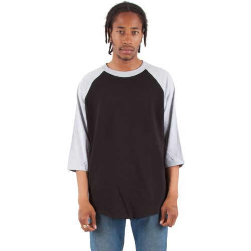 Shaka Wear Adult 6 oz., 3/4-Sleeve Raglan T-Shirt