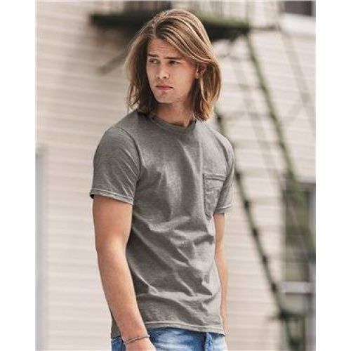 Midweight Short Sleeve T-Shirt With a Pocket
