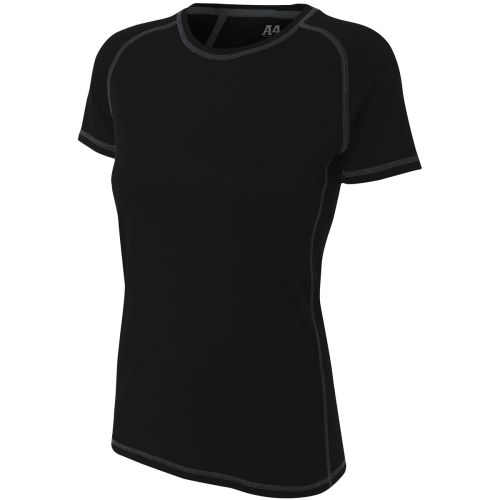 Ladies’ Raglan Tee Shirt w/ Flatlock Stitching