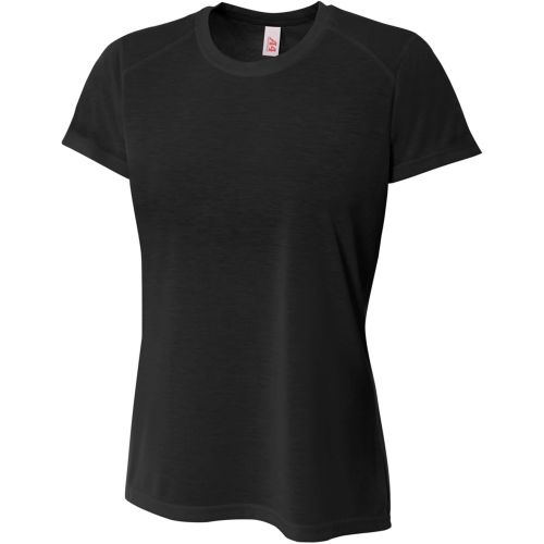 Ladies’ Shorts Sleeve Spun Poly T-Shirt