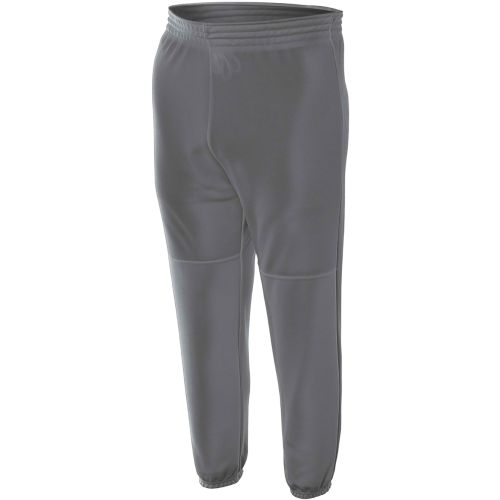 Youth Elastic Waist Doubleknit Polyester Baseball Pant