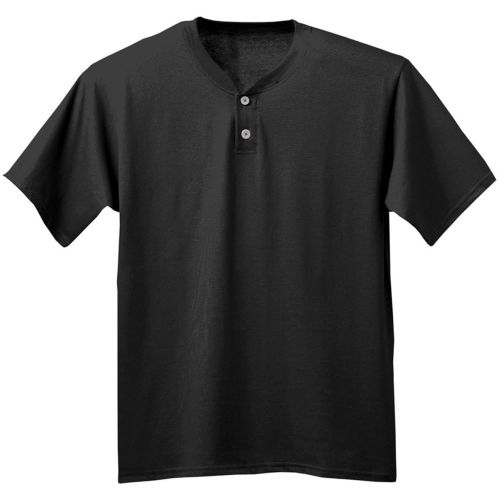 Youth Tek 2-Button Henley Jersey