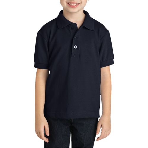 Youth Short-Sleeve Pique Polo