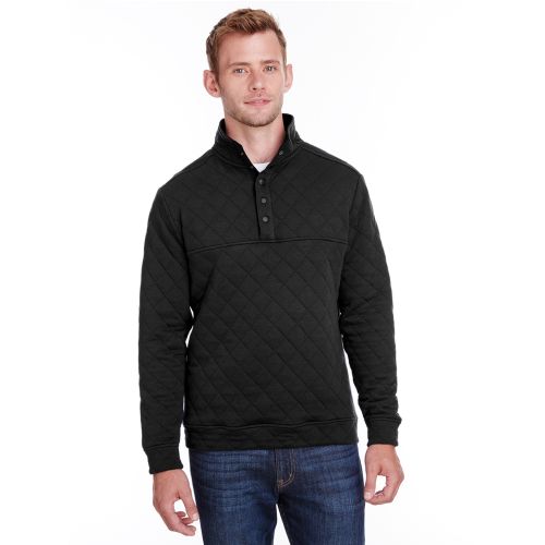 Adult Quilted Snap Pullover