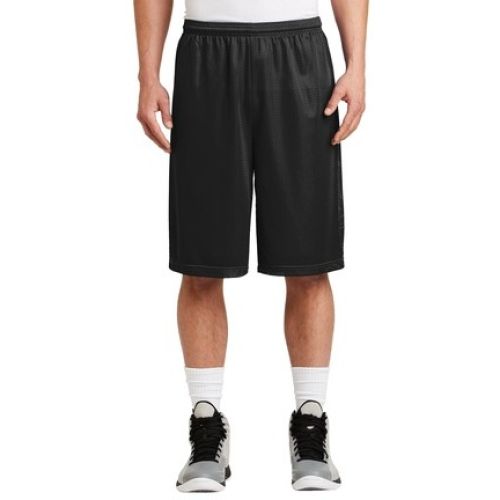 DISCONTINUED Sport-Tek Extra Long PosiCharge Classic Mesh Short.