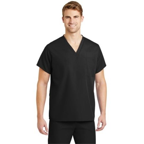 Unisex V-neck Scrub Top