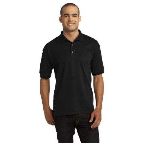 Gildan DryBlend 6-Ounce Jersey Knit Sport Shirt with Pocket.