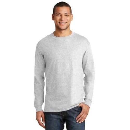 Hanes Beefy-T – 100% Cotton Long Sleeve T-Shirt