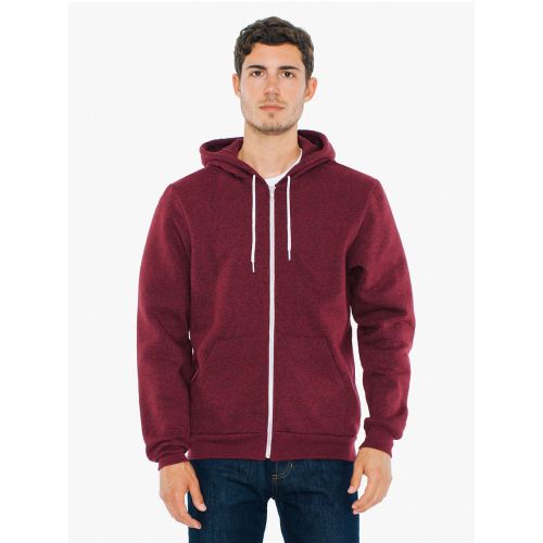 Unisex Salt And Pepper Hooded Zip Sweatshirt