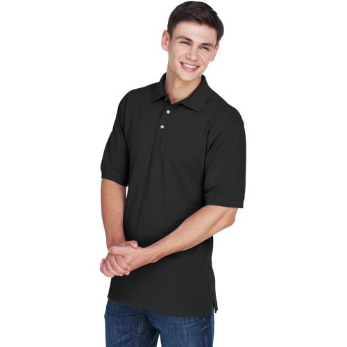 Harriton Men’s 5.6 oz. Easy Blend Polo (item# M265)