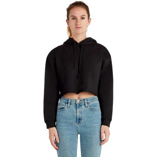 Lane Seven Ladies' Crop Hooded Sweatshirt