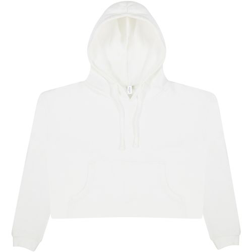 Ladies’ Girlie Cropped Hooded Fleece with Pocket