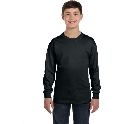 Youth Heavy Cotton 5.3oz. Long-Sleeve T-Shirt