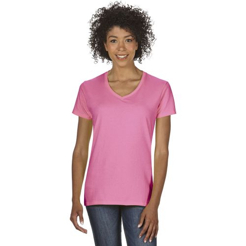 Ladies’ Heavy Cotton 5.3 oz. V-Neck T-Shirt