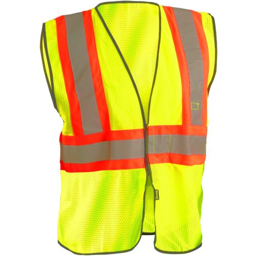 Men’s High Visibility Value Two-Tone Safety Mesh Vest