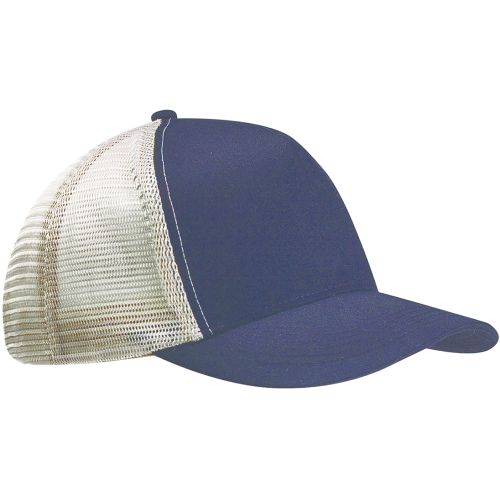Recycled Semi-Curve 5-Panel Trucker