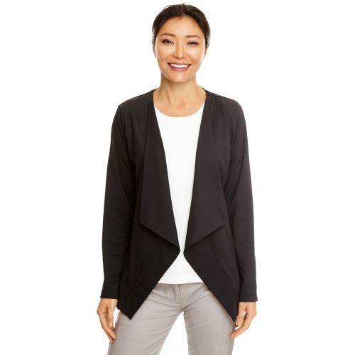 Ladies’ Perfect Fit Draped Open Blazer