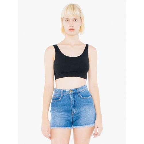 Ladies’ Cotton Spandex Crop Tank