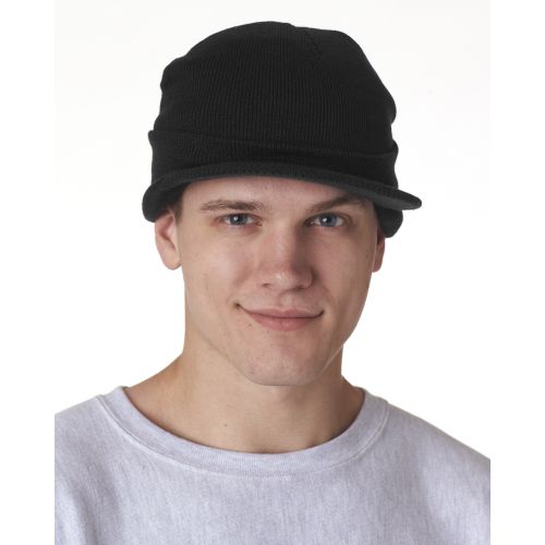 Adult Knit Beanie with Lid