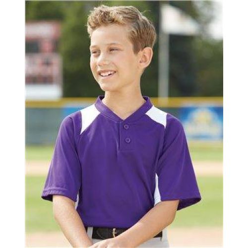 Youth Gamer Colorblocked Baseball Henley