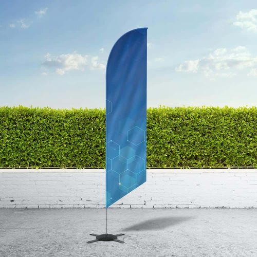 Feather Angled Flags 10.5 Feet – Medium