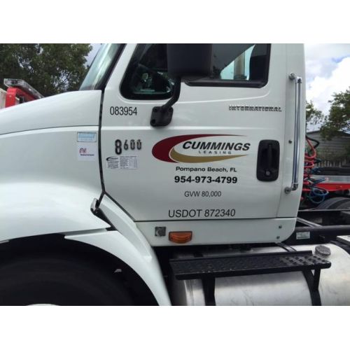 Truck Door Lettering