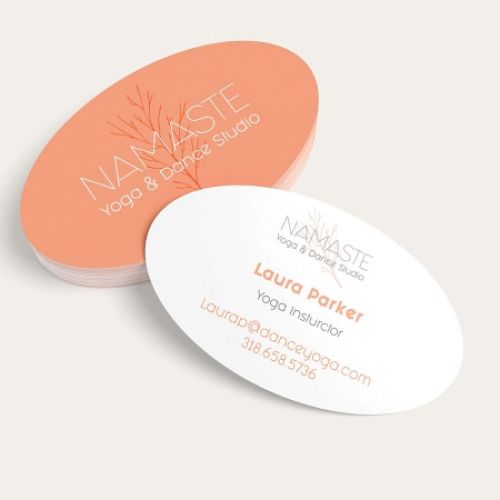 Oval Business Cards