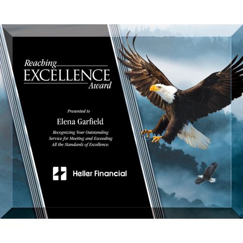 Glass Plaque – Eagle