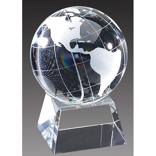 4"x6" Engraved Crystal Award