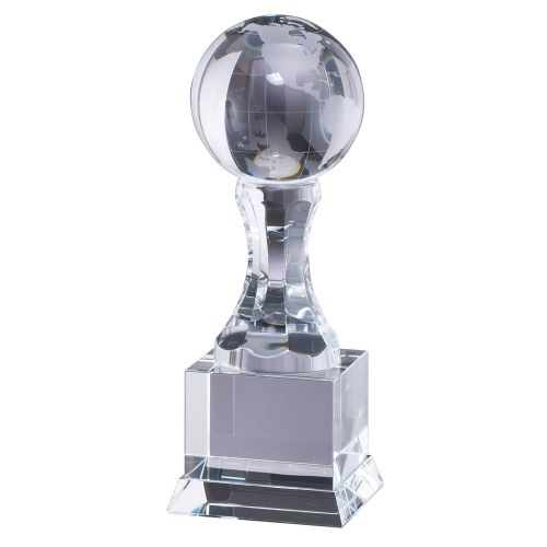 3-1/4"x9-1/4" Engraved Crystal Award