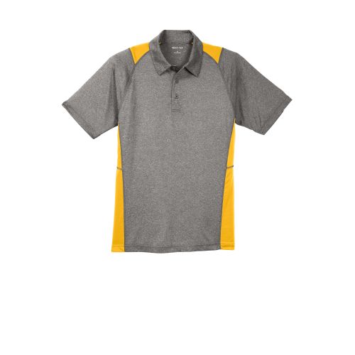 Sport-Tek Heather Colorblock Contender Polo