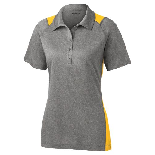 Ladies Heather Colorblock Contender Polo