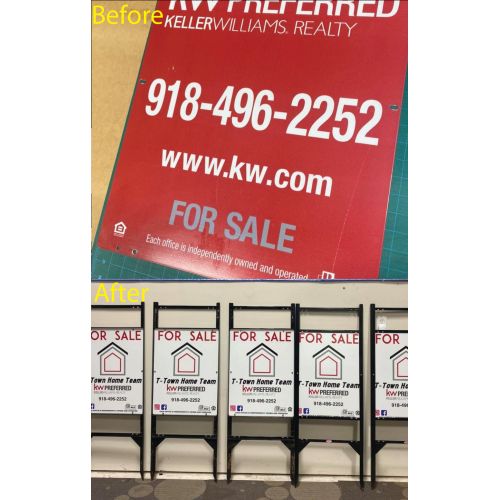 Re-Wrap Realtor Sign