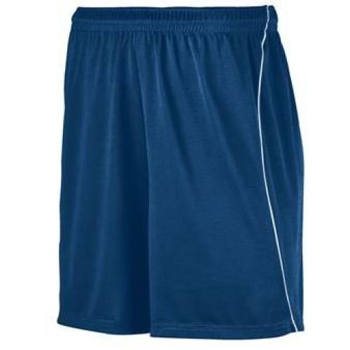 Youth Wicking Soccer Shorts with Piping