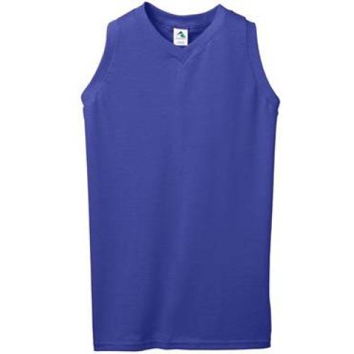 Girls’ Sleeveless V-Neck Jersey