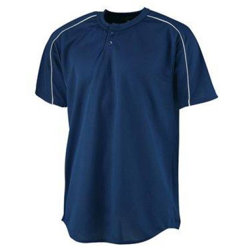 Wicking Two-Button Baseball Jersey