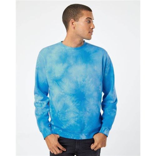 PRM3500TD Independent Unisex Midweight Tie-Dyed Sweatshirt