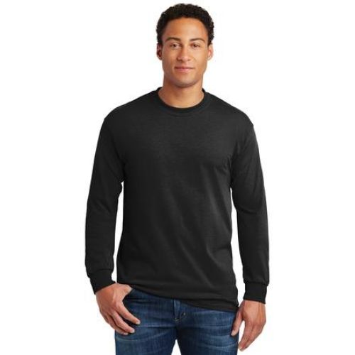 Heavy Cotton 100% Cotton Long Sleeve T-Shirt.