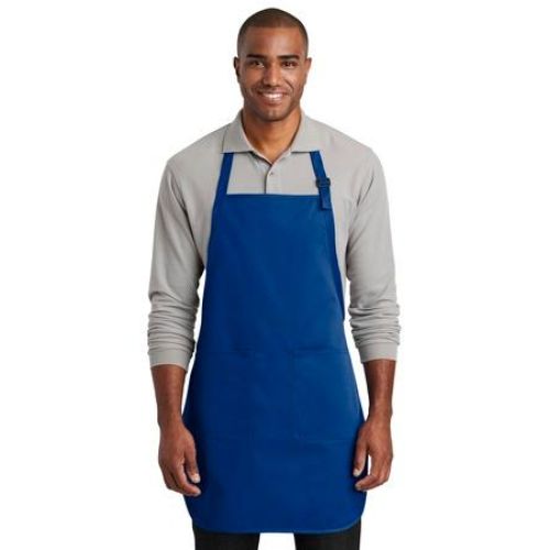 Full-Length Two-Pocket Bib Apron.