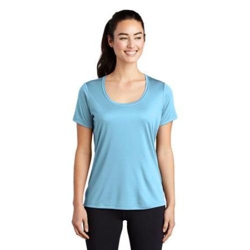 Ladies Posi-UV Pro Scoop Neck Tee.