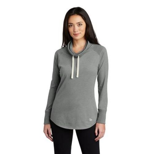 Ladies Sueded Cotton Blend Cowl Tee