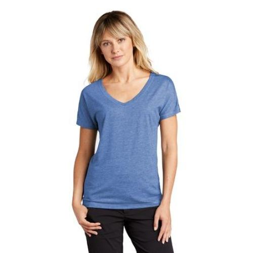 Ladies PosiCharge Tri-Blend Wicking Dolman Tee.