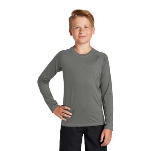 Youth Long Sleeve Rashguard Tee.