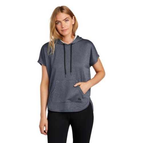 New Era Ladies Performance Terry Short Sleeve Hoodie