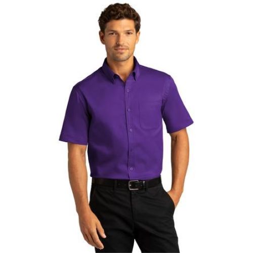 Port Authority Short Sleeve SuperPro React Twill Shirt